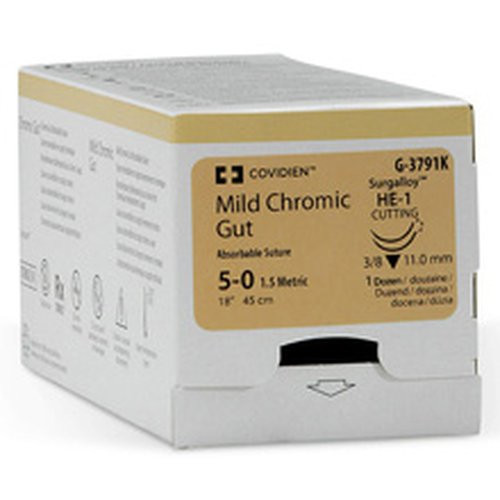 Cardinal Health - Medtronic - G3790K - / Suture, Reverse Cutting, Mild, Needle He - 1, 3/8 Circle