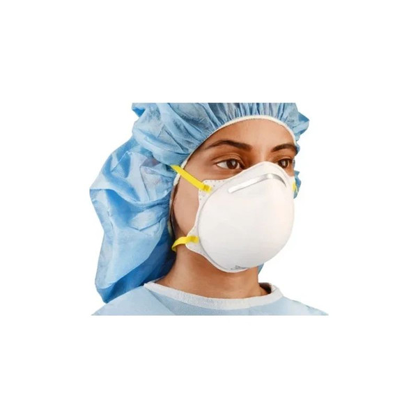 Cardinal Health - Usa-N95-S - Particulate Respirator / Surgical Mask Medical Flat Fold Elastic Strap Small Blue Nonsterile Not Rated Adult