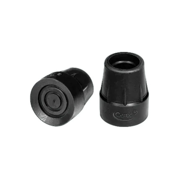 Carex Health Brands - A720-00 - Cane Tips For Diamond Wood Canes, 1", Black