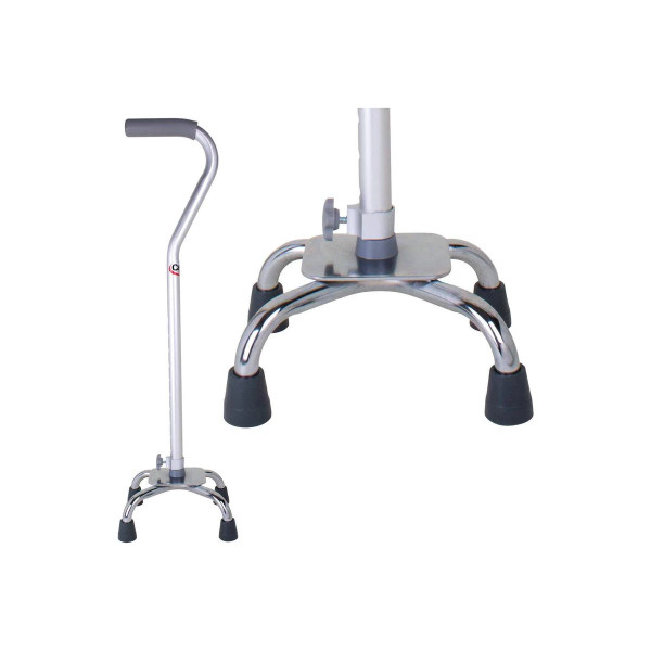 Carex Health Brands - A787C0 - Small Base Offset Quad Cane