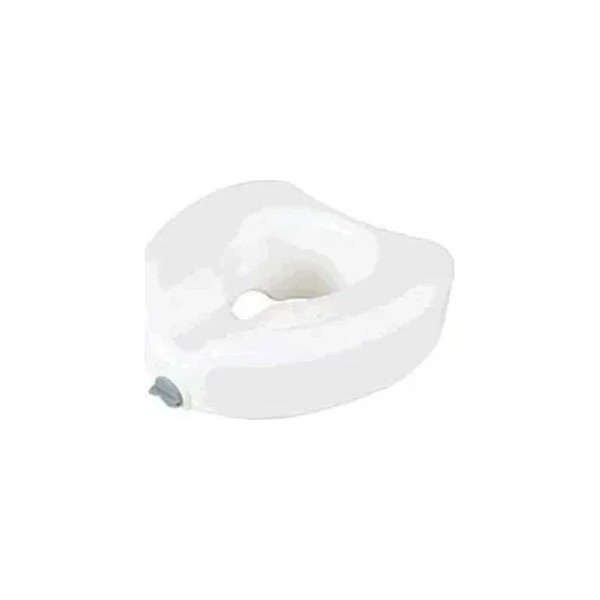 Carex Health Brands - B31977 - Raised Toilet Seat Lockiong 300Lb Cap Retail