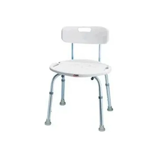 Carex Health Brands - B65877 - Shower Seat W/Back 300Lb Cap Retail Pkg