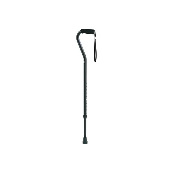 Carex Health Brands - Fga78411 0000 - Adjustable Offset Cane, Black.