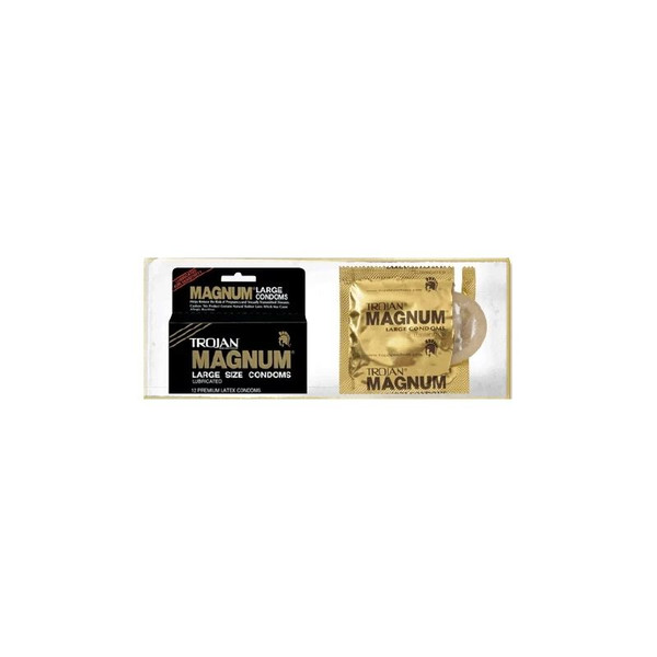 Church & Dwight - Trojan Magnum - 02260064214 - And Condom Lubricated Large 12 Per