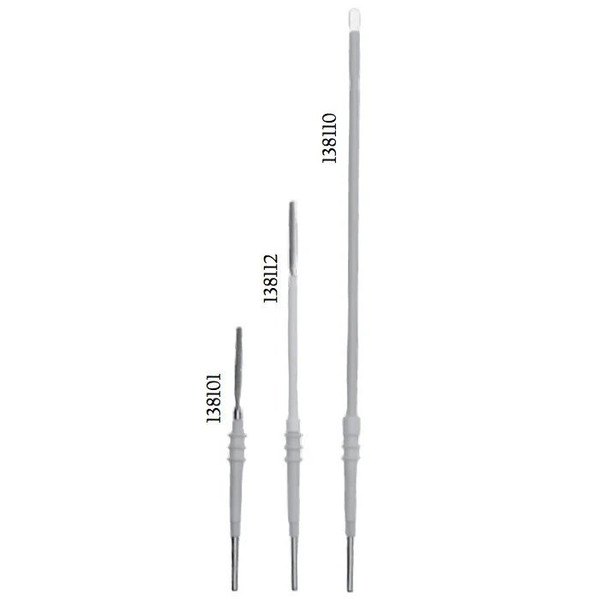 Con-Med - 138104 - Flat Blade Electrode With Extended Insulation Hex Hub 40 - Cs