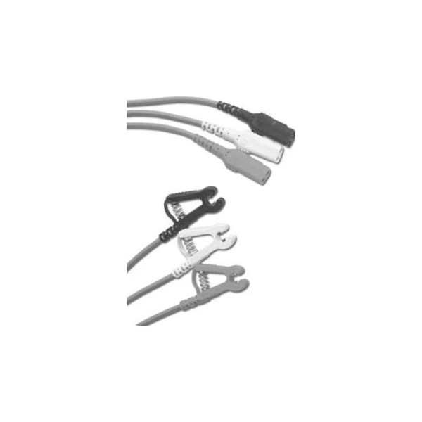 Con-Med - Fsr Series - Fsa40-003 - Safety Leadwires 40" Grabber Black Green White 3 - Pk