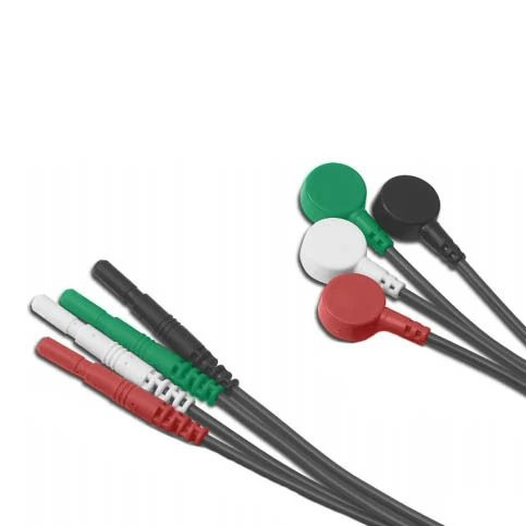 Con-Med - R Series - Rl36-03Ii - Safety Leadwires 36" Grabber Black Red White 3 - Pk