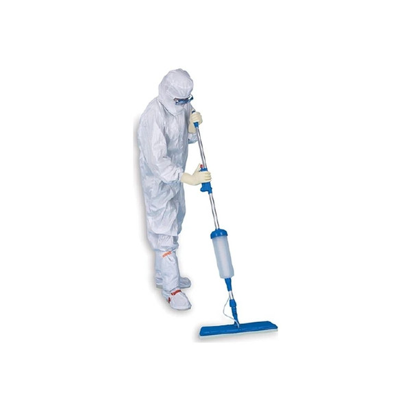 Contec - Blmop - Cleanroom Wet Mop With Solution Reservoir Easysat Blue / Silver Aluminum Plastic Polyester Nonsterile