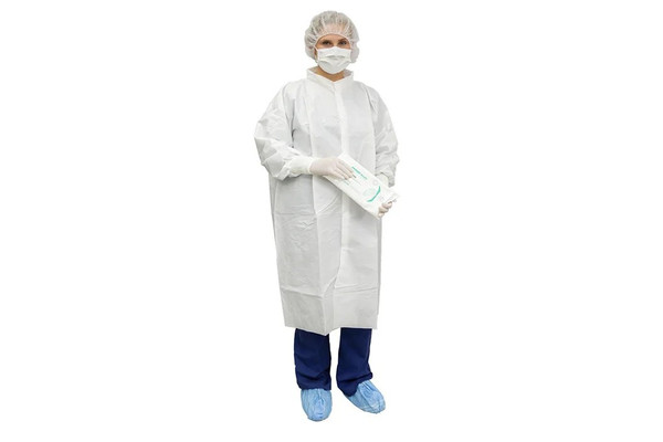 Contec - Critigear - Hcgs0002 - Cleanroom Glove X - Small Nitrile White 12 Inch Beaded Cuff Sterile