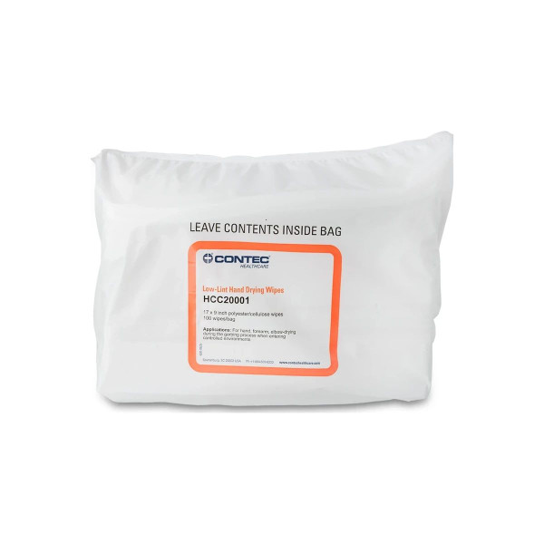 Contec - Hcc20001 - Hand Drying Wipe White Nonsterile 9 X 17 Inch Disposable