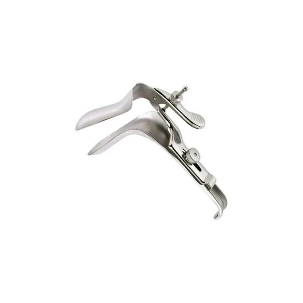 Cooper Surgical - Euro-Med - 391-667A - Vaginal Speculum Weisman - Graves Nonsterile Grade Stainless Steel Medium Double Blade Duckbill Left Side Open Reusable Without Light Source Capability