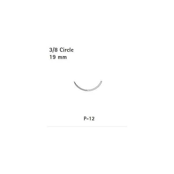 Covidien - Surgipro Ii - Sp-5587 - Nonabsorbable Suture With Needle Polypropylene P - 12 3/8 Circle Precision Reverse Cutting Size 3 - 0 Monofilament