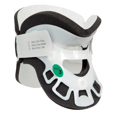 Djo Djorthopedics - Procare - 79-83275 - Transitional 172 Rigid Cervical Collar Preformed Pediatric (1 To 3 Years) Size Ped - 3, Child Toddler Two - Piece / Trachea Opening 2 Inch Height 11 - 1/2 14 Neck Circumference