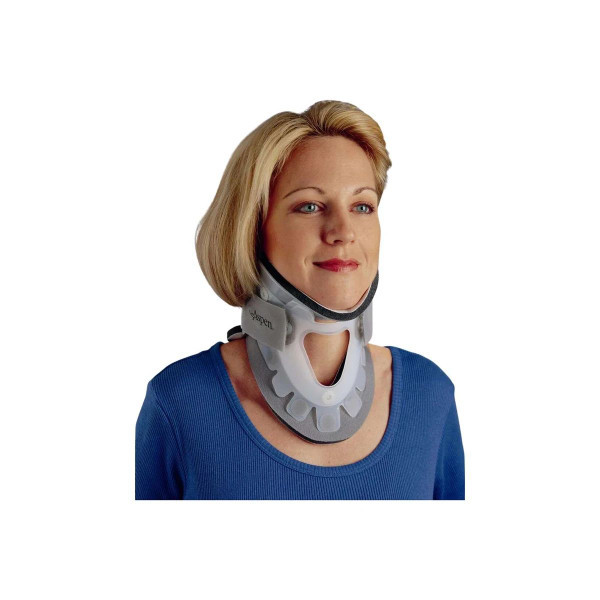 Djo Djorthopedics - Procare - 79-83352 - Transitional 172 Rigid Cervical Collar With Replacement Pads Preformed Infant (9 To 24 Months) Size Ped - 2 Two - Piece / Trachea Opening 1 - 1/4 Inch Height 11 13 Neck Circumference