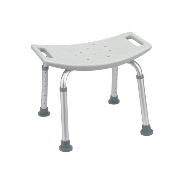 Dalton Medical - Bs-5000-2 - Shower Bench Without Back Round Seat Ht Wt Limit 250 Lbs