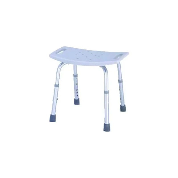 Dalton Medical - Bs-5002-2 - Shower Bench Without Back Curved Rectangular Seat Ht Wt Limit 220 Lbs