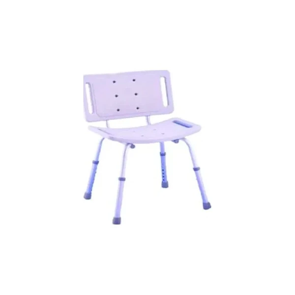 Dalton Medical - Bs-5004-2 - Shower Bench With Backrest Ht Wt Limit 220 Lbs