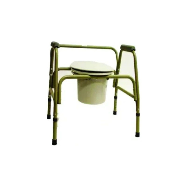 Dalton Medical - Com-500Hd-2 - Heavy Duty Steel Commode Wt Limit 500 Lbs