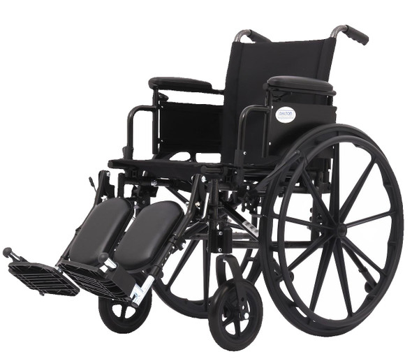 Dalton Medical - Jaguar - K418l02 - High Strength Lightweight Chair With Detachable Arms/ Swing Away Legrest/ Dual Axle