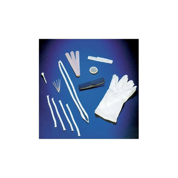 Deroyal - 31-127 - Infection Control Glove One Size Fits Most Cotton White Nonbeaded Cuff Nonsterile