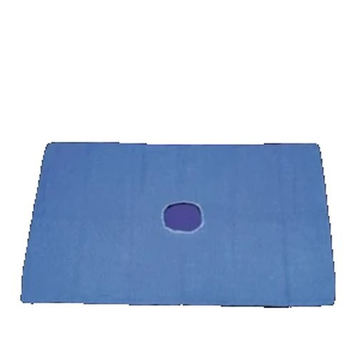 Deroyal - 32-082 - O.R Towel With Fenestration 17 W X 27 L Inch Blue Sterile