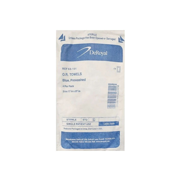 Deroyal - 63-101Nw - Towel, Or Non - Woven Blu 17"X27"