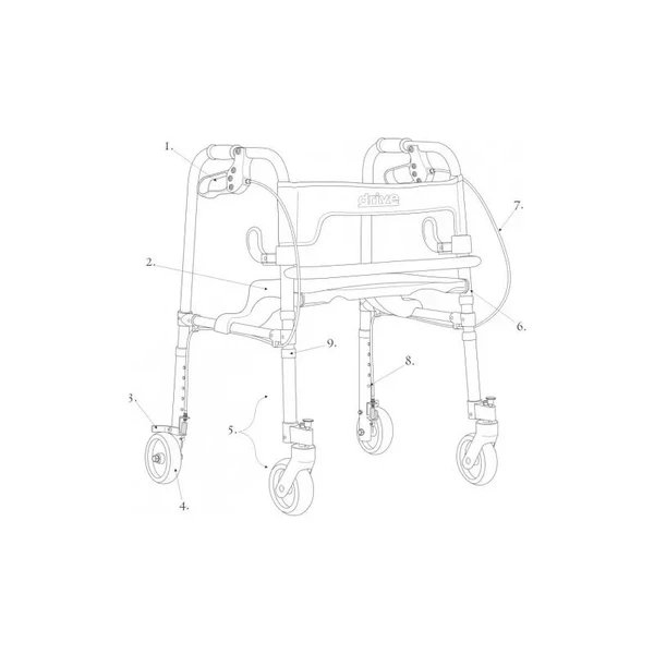 Drive Devilbiss Healthcare - 10230Brake - Medical Replacement Brake For The Clever Lite