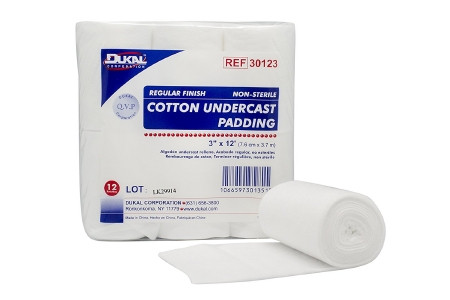 Dukal - 30123 - Cast Padding Undercast 3 Inch X 4 Yard Cotton Nonsterile