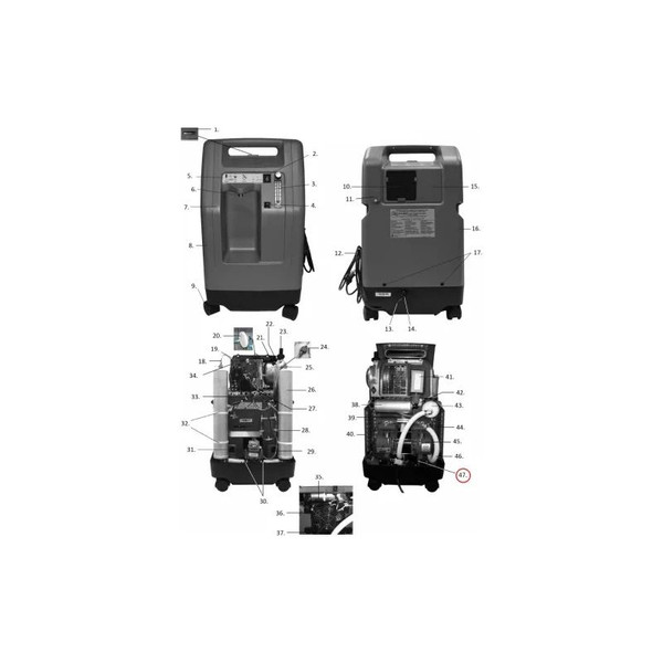 Drive Devilbiss Healthcare - 1324622 - Medical Base Assembly,13246