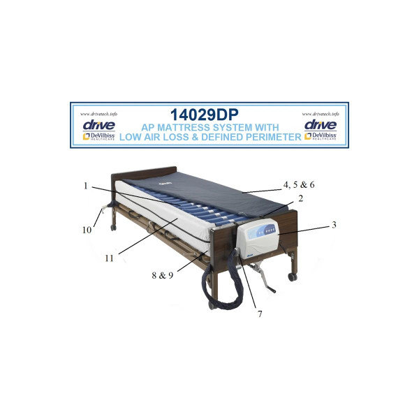 Drive Devilbiss Healthcare - 14029Xp - Medical Digital 3 - Outlet Pump 14029/14029Dp