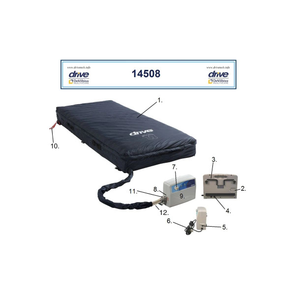 Drive Devilbiss Healthcare - 14508-Cell1 - Medical 8? Air Cell,Ventilated,14508/14026