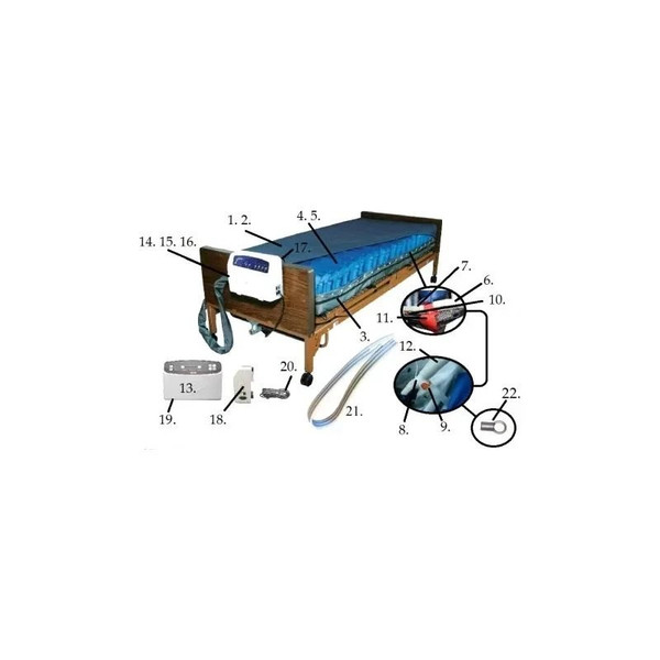 Drive Devilbiss Healthcare - 14508M - Medical Mattress Only, 14508