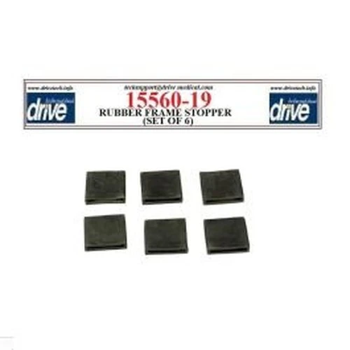 Drive Devilbiss Healthcare - 15560-19 - Medical Rubberframestoppersetofsix15560,1Pkg