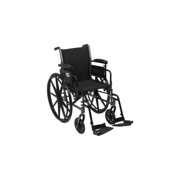 Drive Devilbiss Healthcare - Cruiser - K320Adda-Sf - Iii Medical Light Weight Wheelchair With Flip Back Removable Arms, Adjustable Height Desk Swing Away Footrests