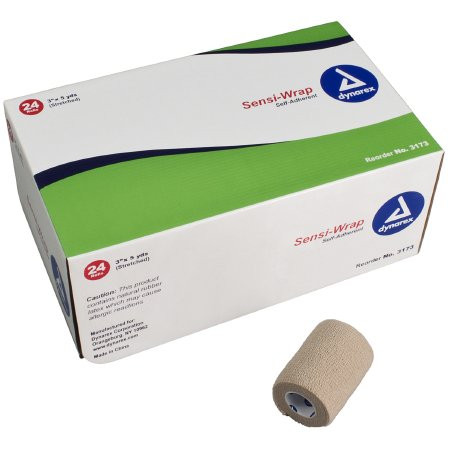 Dynarex - 3173 - Sensi Wrap, Self - Adherent, 3 In X 5 Yds