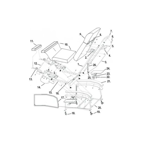 Drive Devilbiss Healthcare - D577P-1005 - Medical Recliner Release Handle,D577