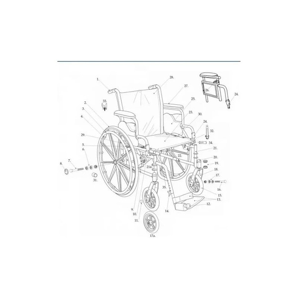 Drive Devilbiss Healthcare - Stds3J24Sf-Hp - Medical Plasticheellooppost&Hrdwr For