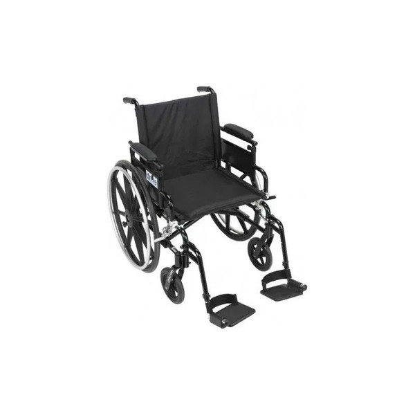 Drive Devilbiss Healthcare - Viper Plus - Pla416Fbfaarad-Sf - Medical Gt Wheelchair With Flip Back Removable Adjustable Full Arms, Swing Away Footrests, Seat