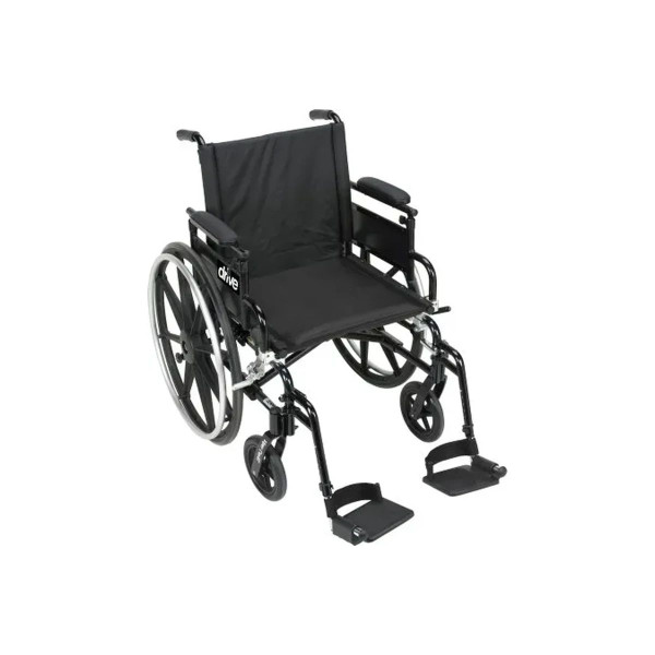 Drive Devilbiss Healthcare - Viper Plus - Pla418Fbdaarad-Elr - Medical Gt Wheelchair With Flip Back Removable Adjustable Desk Arms, Elevating Leg Rests, Seat