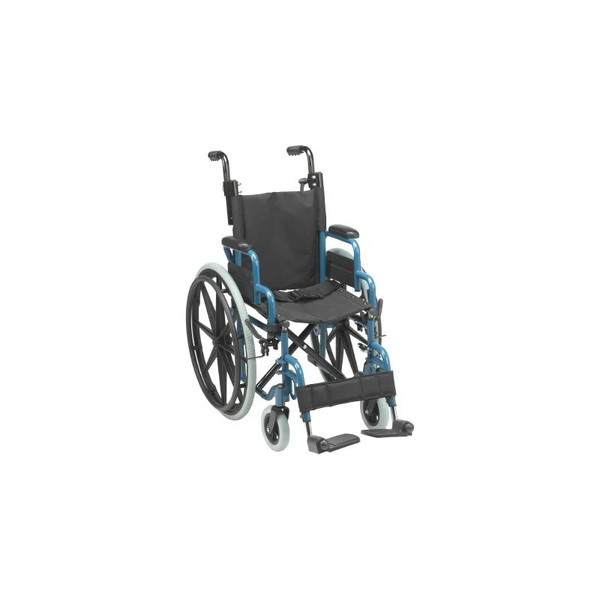 Drive Devilbiss Healthcare - Wallaby - Wb1400-2Gjb - Inspired By Pediatric Folding Wheelchair, Jet Fighter
