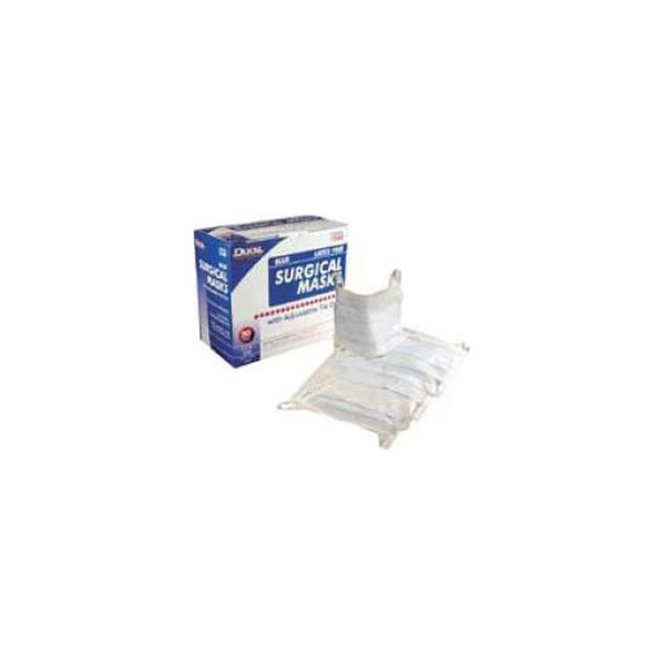 Dukal - 1541 - Surgical Mask Pleated Earloops One Size Fits Most Blue Nonsterile Astm Level 1 Adult