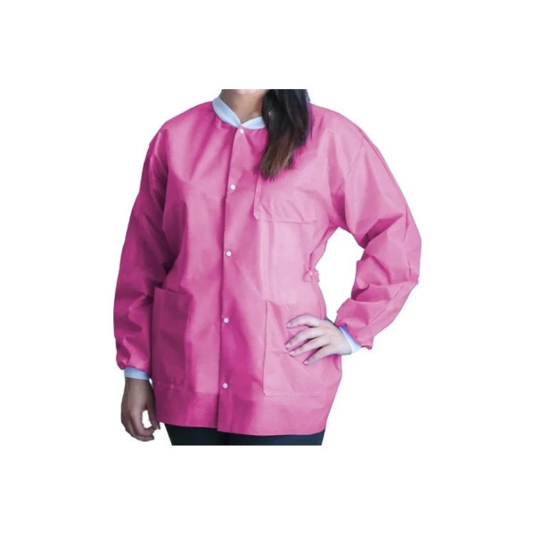 Dukal - Fitme - Ugj-6505-Xxl - Lab Jacket Turquoise 2X - Large Hip Length 3 - Layer Sms Disposable