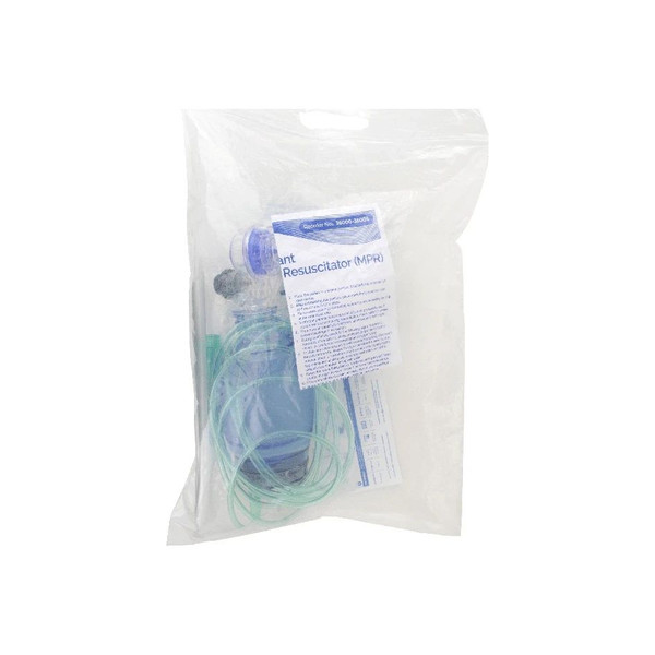 Dynarex - 36007 - Manual Pulmonary Resuscitator With Mask, Reservoir Bag, Oxygen Tubing And Peep Valve, Pediatric