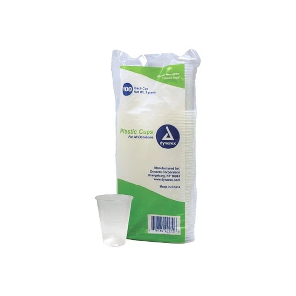 Dynarex - 4257 - Drinking Cup 7 Oz Translucent Plastic Disposable