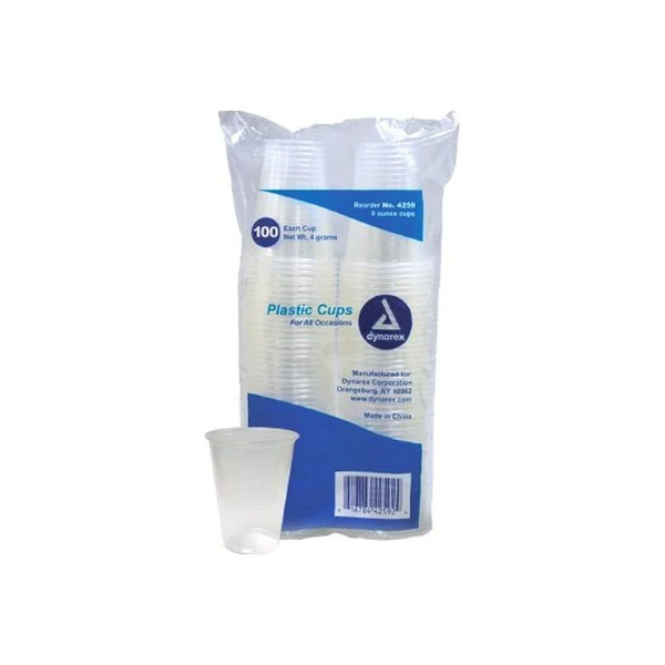 Dynarex - 4259 - Drinking Cup 9 Oz Translucent Plastic Disposable
