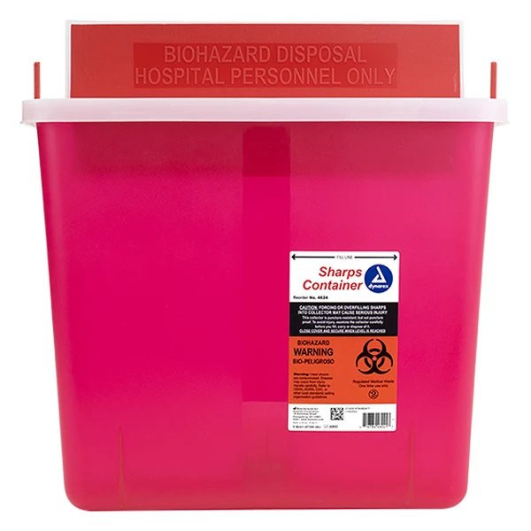 Dynarex - 4624 - Sharps Container 5qt Mailbox Lid