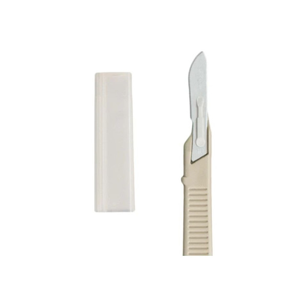 Dynarex - Medicut - 4110 - Scalpel No 10 Stainless Steel / Plastic Classic Grip Handle Sterile Disposable