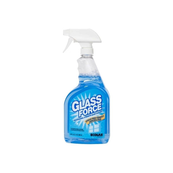 Ecolab - Glass Force - 6125798 - / Surface Cleaner Non - Ammoniated Pump Spray Liquid 32 Oz Bottle Floral Scent Nonsterile