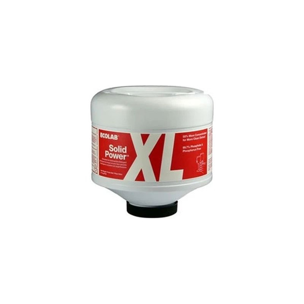 Ecolab - Solid Power Xl With Glassguard - 6100185 - Dish Detergent 9 Lbs Bottle Capsule Unscented
