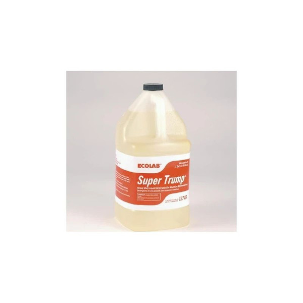 Ecolab - Super Trump - 6112740 - Dish Detergent 1 Gal Jug Liquid Unscented